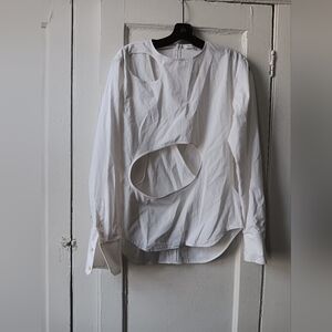 Helmut Lang white cotton shirt. Size xs.